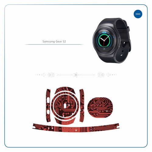 Samsung_Gear S2_Red_Printed_Circuit_Board_2